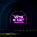 Tactical 1970s-style visualization of the sealed tunnels beneath the island of Malta.