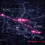 Detailed monochrome tactical map of Louisiana subterranean nodes including Weeks Island salt dome and Fort Polk 2026 logistics hub.