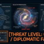Tactical schematic of Michael Wolf’s MJ-12 report covering galactic confederations and the Groom Lake massacre.