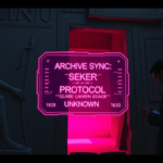 Tactical 1970s-style visualization of the Egyptian subterranean paradise of Seker and ancient cavern gateways.