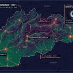 Map of Slovakia Underground Bases 2026, focusing on the Moonshaft, 1.6 GHz Carpathian grid, and Bratislava COG bunkers