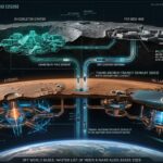 Tactical 2026 map of Off-World Bases on the Moon and Mars, showing Shackleton Crater NHI habitats, Martian mantle bases, and the Trans-medium Transit Conduit connecting Earth DUMBs to the Secret Space Program (SSP).